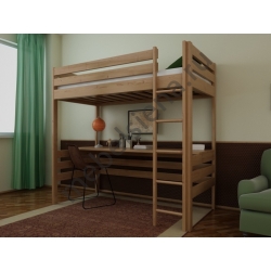 Двухъярусная кровать Чердак 02 деревянная