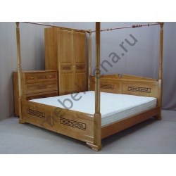 Односпальная кровать с балдахином