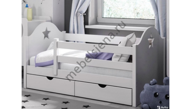 Детская деревянная кровать Астра