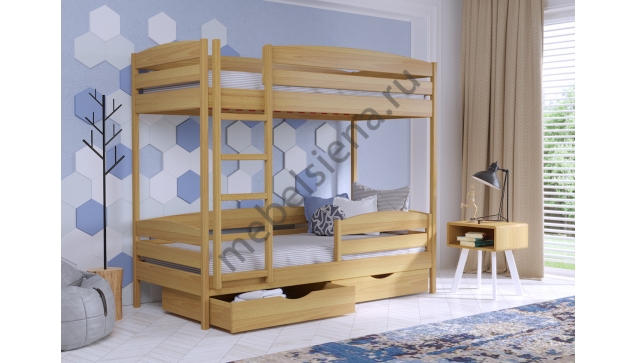 Двухъярусная кровать Авелина деревянная