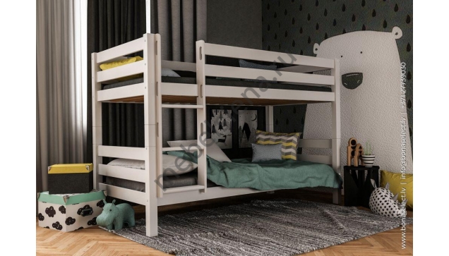 Двухъярусная кровать Кантри деревянная
